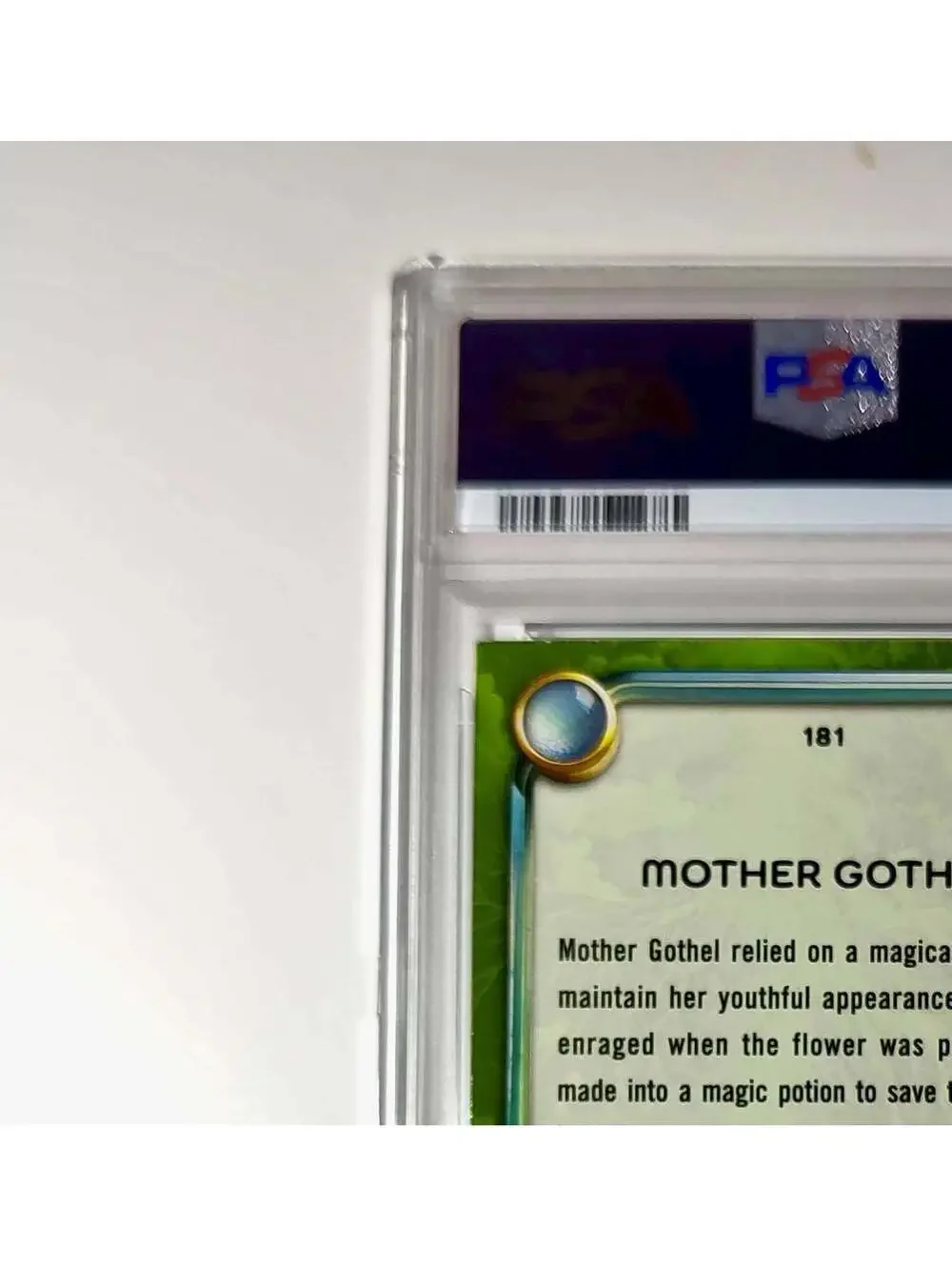Mother Gothel 2025 Topps Disney Wonder #181 Card Tangled PSA 8 NM-MT
